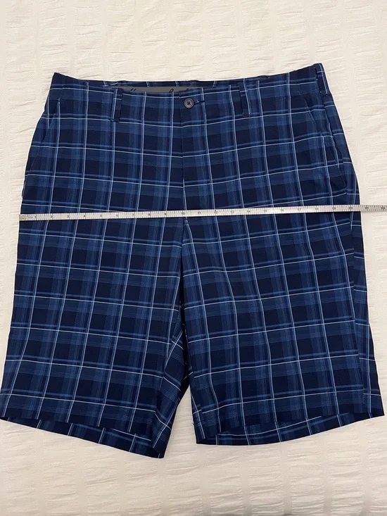 BEN HOGAN Plaid Lightweight Golf Shorts Resortwear Vacation Summer Preppy Casual - Picture 11 of 12
